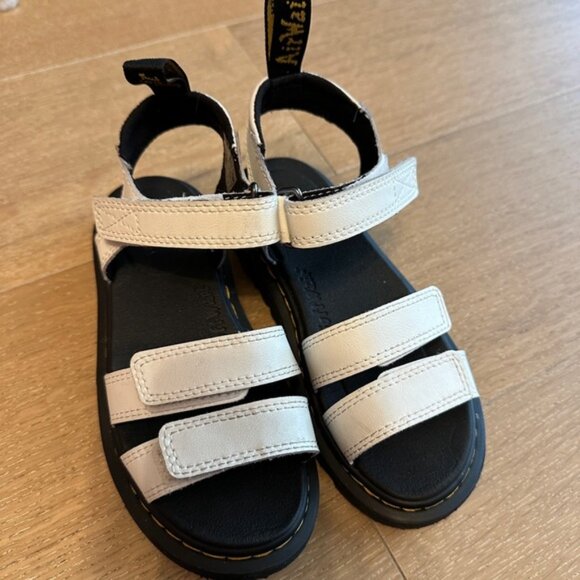 Dr. Martens Klaire Sandals – White – Youth Size 13 - Picture 2 of 7